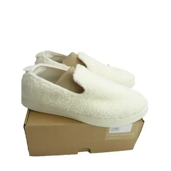 NEW with Box Allbirds Wool Lounger Fluff Natural White US M10 Wool Loafers - Picture 3 of 6